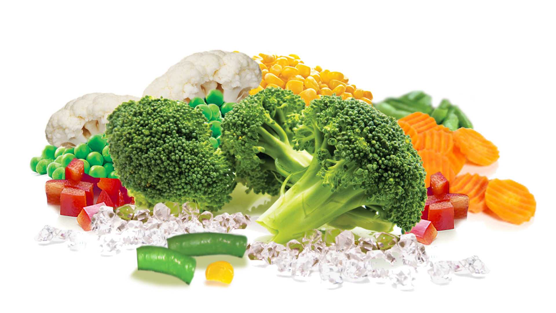 Quick-frozen vegetables